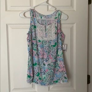 Bright & Lace Tank Top